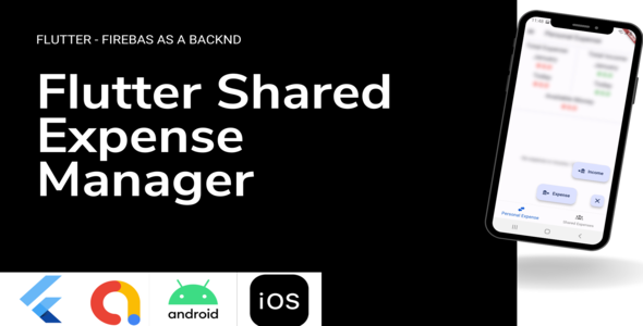 Flutter Shared Expense Manager | Shared Wallet | Firebase - CodeCanyon Item for Sale