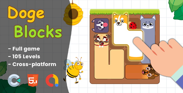Doge Blocks - HTML5 Game | Construct 3 - CodeCanyon Item for Sale