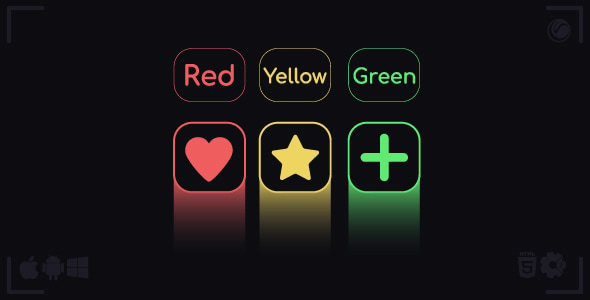 Red Yellow Green | HTML5 Construct Game - CodeCanyon Item for Sale