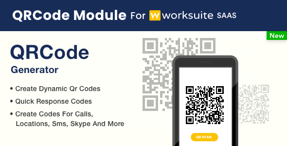 QRCode Module for Worksuite SAAS - CodeCanyon Item for Sale