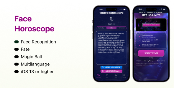 Face Horoscope - CodeCanyon Item for Sale