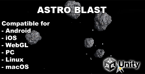 Astro Blast - Top-Down Unity Game Source Code - CodeCanyon Item for Sale