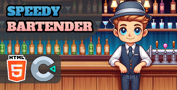 Speedy Bartender - HTML5 Game - C3P - CodeCanyon Item for Sale