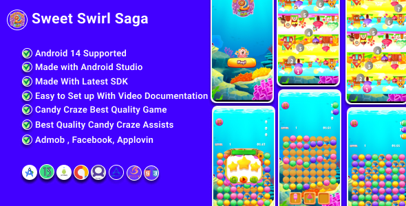 Sweet Swirl Saga: Candy Matching Puzzle Game - CodeCanyon Item for Sale