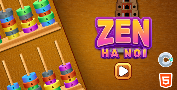 Zen Hanoi - Html5 (Construct3) - CodeCanyon Item for Sale