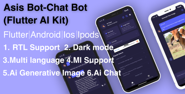 Asis Bot - Ai chat bot (Flutter ai chat kit) - CodeCanyon Item for Sale