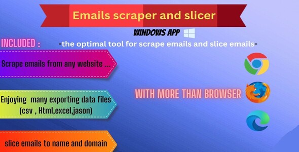 Emails extractor and slicer-the optimal tool for extracting emails and slicing - - CodeCanyon Item for Sale