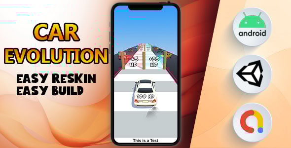 Car Evolution - (Unity - Admob) - CodeCanyon Item for Sale