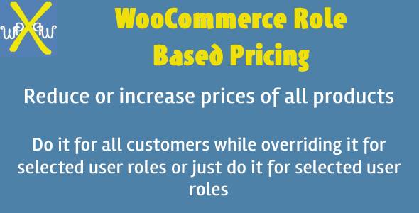 WooCommerce Role Based Pricing - CodeCanyon Item for Sale