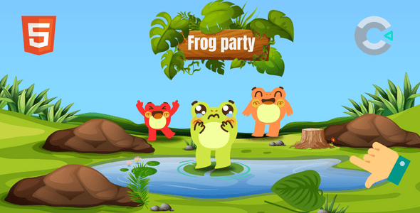 Frog Party - HTML5 - Construct 3 - Multiplayers - CodeCanyon Item for Sale