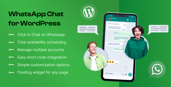 WhatsApp Chat - Click to Chat Plugin for WordPress - CodeCanyon Item for Sale