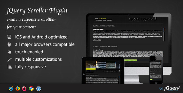 DZS Scroller - jQuery Scrollbar Done Right - CodeCanyon Item for Sale