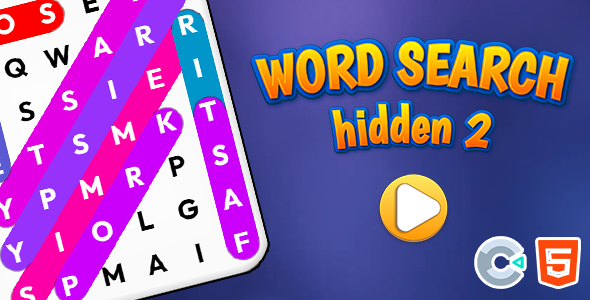 Word Search Hidden 2 - Html5 (Construct3) - CodeCanyon Item for Sale