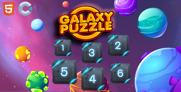 Galaxy Puzzle - Construct3 - HTML - CodeCanyon Item for Sale