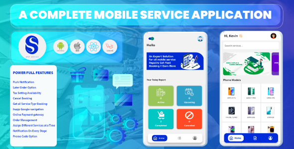 Online Mobile Service | Mechanic | React Native | Complete Solution - CodeCanyon Item for Sale