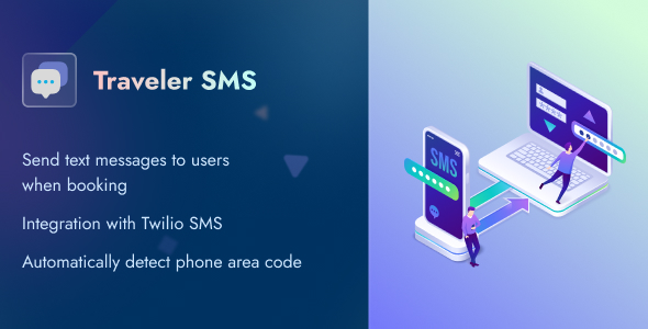 Traveler SMS (Add-on) - CodeCanyon Item for Sale