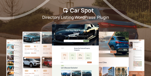 CarSpot - Car Directory Listing WordPress Plugin - CodeCanyon Item for Sale