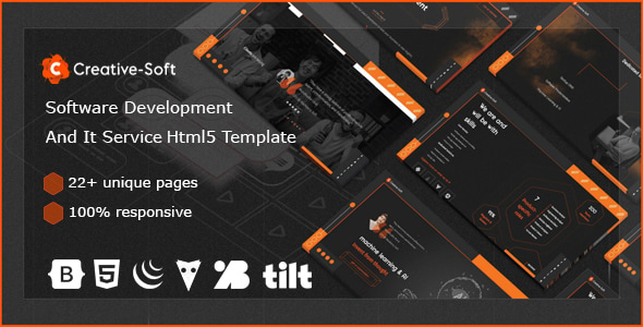 Creative-soft Software Development And It Service HTML5 Template - CodeCanyon Item for Sale