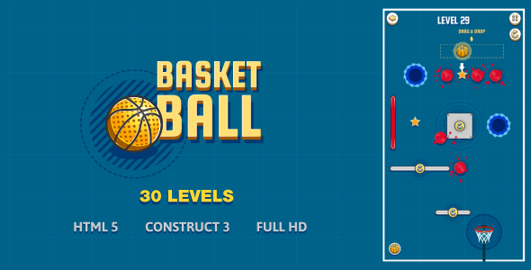 Basket Ball - HTML5 Game (Construct3) - CodeCanyon Item for Sale