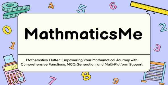 Mathematics Flutter: Empowering Your Mathematical Journey with Comprehensive Functions, MCQ Generat - CodeCanyon Item for Sale