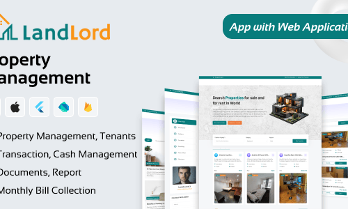 Landlord- Property & Tenant Management System (Web + Mobile) by onesttechbd