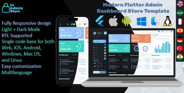 Pro Admin Store Dashboard Store Template - CodeCanyon Item for Sale