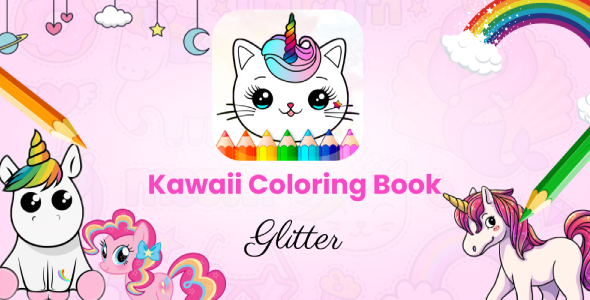 Kawaii Coloring Book For Kid's with Admob + GDPR (Android 13 Supported) - CodeCanyon Item for Sale