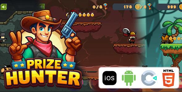 Prize Hunter - HTML5 Platformer game - CodeCanyon Item for Sale