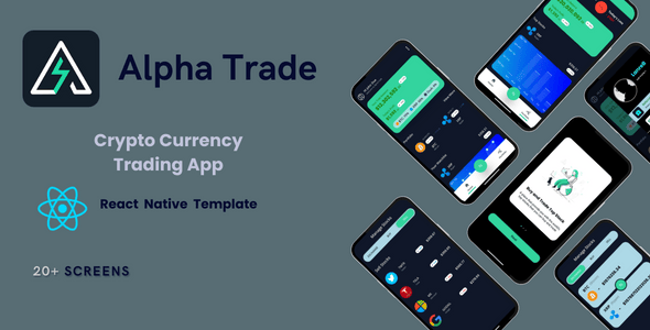 Alpha Trade React Native Theme by AshStudios | CodeCanyon