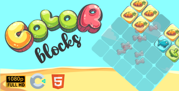 Color Blocks | Match 3 Game(construct3) - CodeCanyon Item for Sale