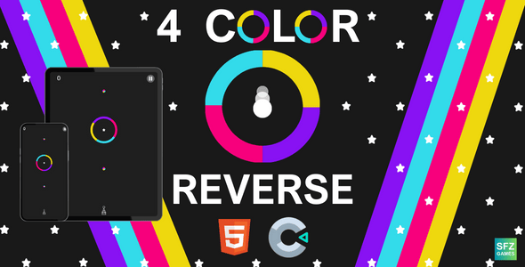 4 Color Reverse - HTML5 Game - Construct3 - CodeCanyon Item for Sale