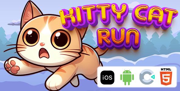 Kitty Cat Run - (HTML5|Construct 3) game - CodeCanyon Item for Sale