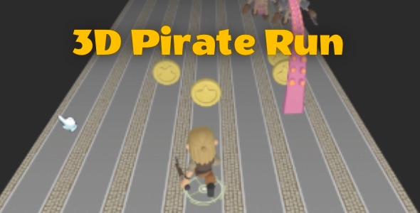 3D Pirate Run - Cross Platform Hyper Casual Game - CodeCanyon Item for Sale