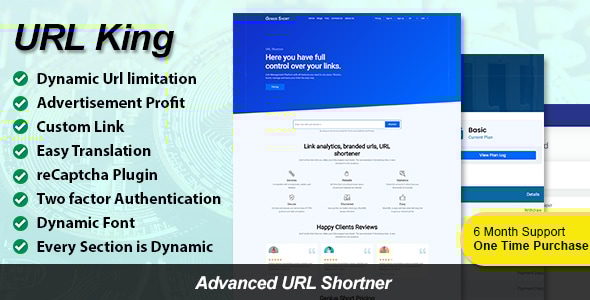 URL King - Advanced URL Shortener - CodeCanyon Item for Sale