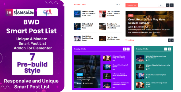 Post List - Smart Post List Addon For Elementor - CodeCanyon Item for Sale
