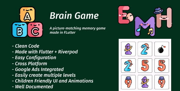Brain Game | A Picture-Matching Memory Game - CodeCanyon Item for Sale