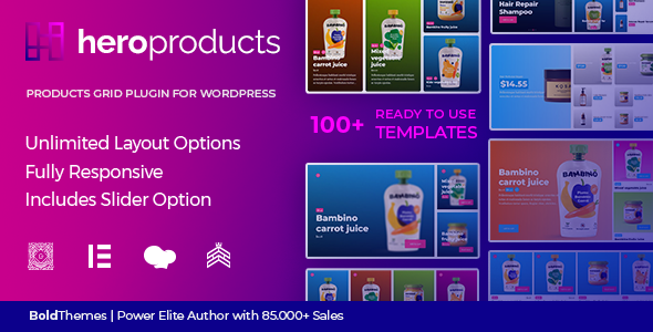 Hero Products - Product Grid Plugin for WooCommerce - CodeCanyon Item for Sale