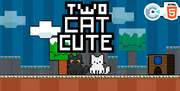 TwoCatCute - HTML5 Game - Construct 3 - CodeCanyon Item for Sale