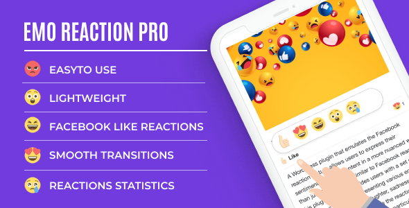 EMO Reactions Pro - WordPress Plugin - CodeCanyon Item for Sale
