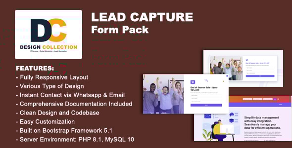 Lead Capture Form Pack - CodeCanyon Item for Sale