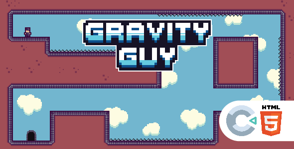 Gravity Guy - HTML5 - Construct 3 - CodeCanyon Item for Sale