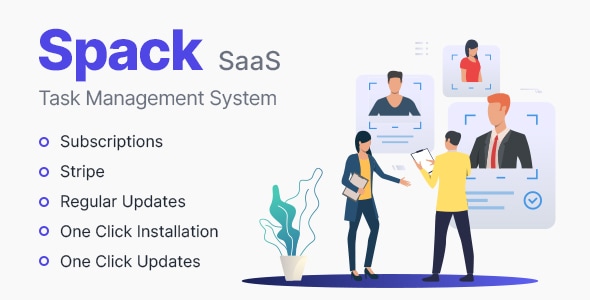 Spack SaaS - Task Management System - CodeCanyon Item for Sale
