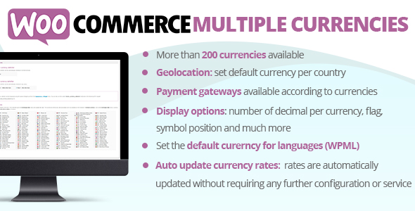 WooCommerce Multiple Currencies - CodeCanyon Item for Sale
