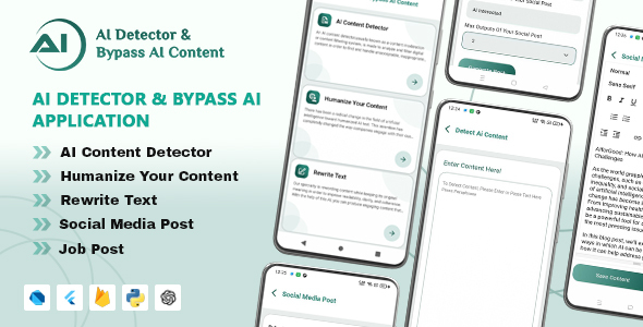 AI Checker , AI Detector & Bypass AI Content , Humanize AI Text - CodeCanyon Item for Sale