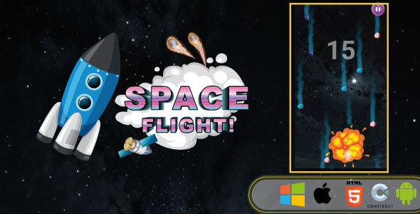 Space Fight- Action Game - HTML5, Construct 3 - CodeCanyon Item for Sale