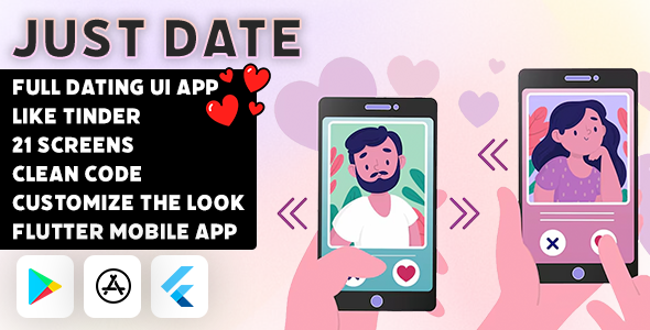 Just Date - Complete Flutter Dating UI App Template - CodeCanyon Item for Sale