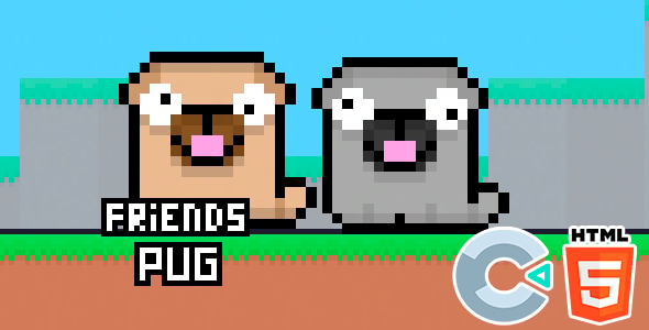 Friends Pug - HTML5 Game - Construct 3 - CodeCanyon Item for Sale