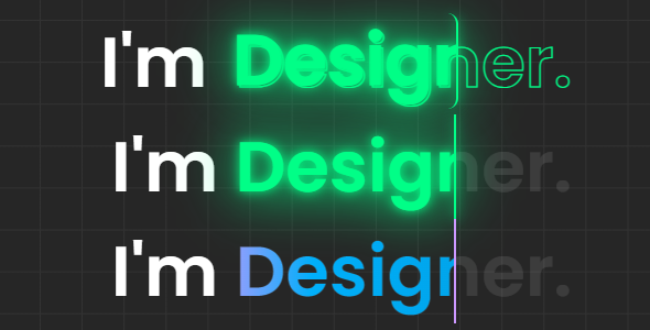 Creative Typing Text Effects Animation - HTML CSS - CodeCanyon Item for Sale