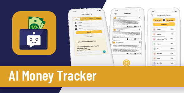 AI Expense Manager || iOS App || Swift || OpenAI - CodeCanyon Item for Sale