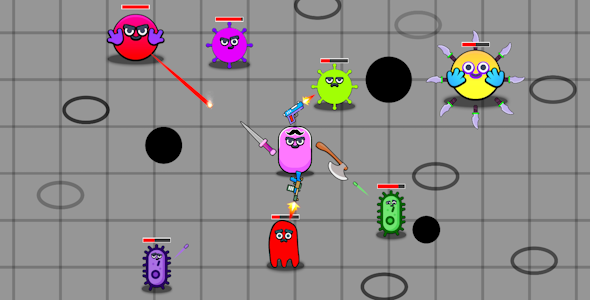 Unity Game Template - Bacterial Defender (Unity 6) - CodeCanyon Item for Sale